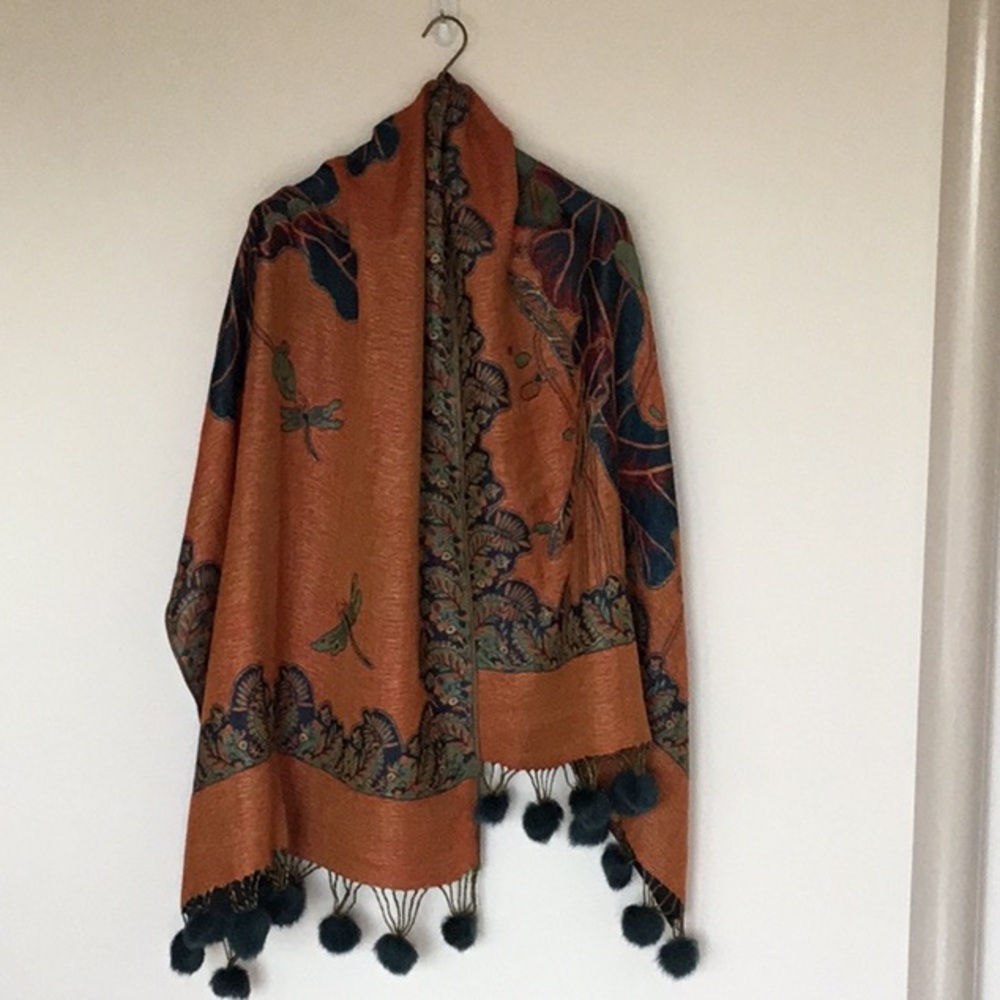 WRAP-NWOT -So ELEGANT Multi color Reversible WRAP